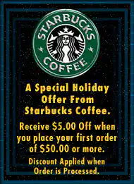 AOL 2Market CD-ROM Promotion for Starbucks Coffee