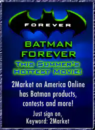 AOL 2Market CD-ROM Promotion for Batman Forever Movie