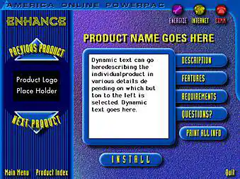 Enhance AOL Product Screen Design