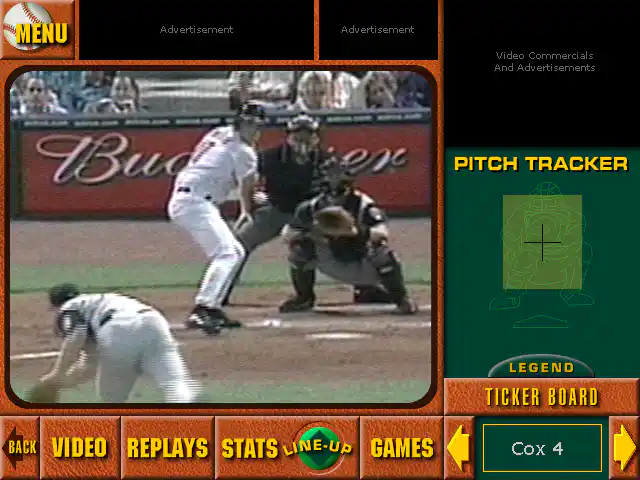 ChoiceSeat Baseball Live View With Pitch Tracker Panel