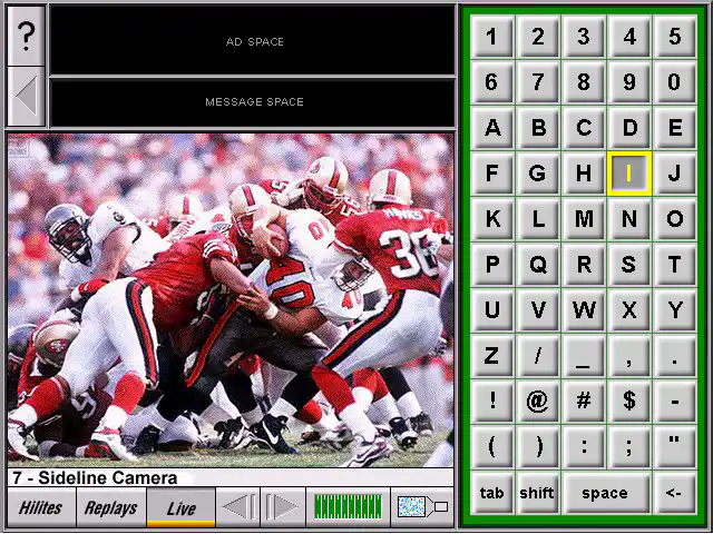 ChoiceSeats Football Interface Showing Keyboard