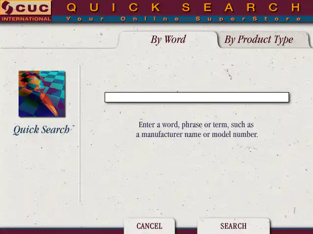 Search By Word Screen Design