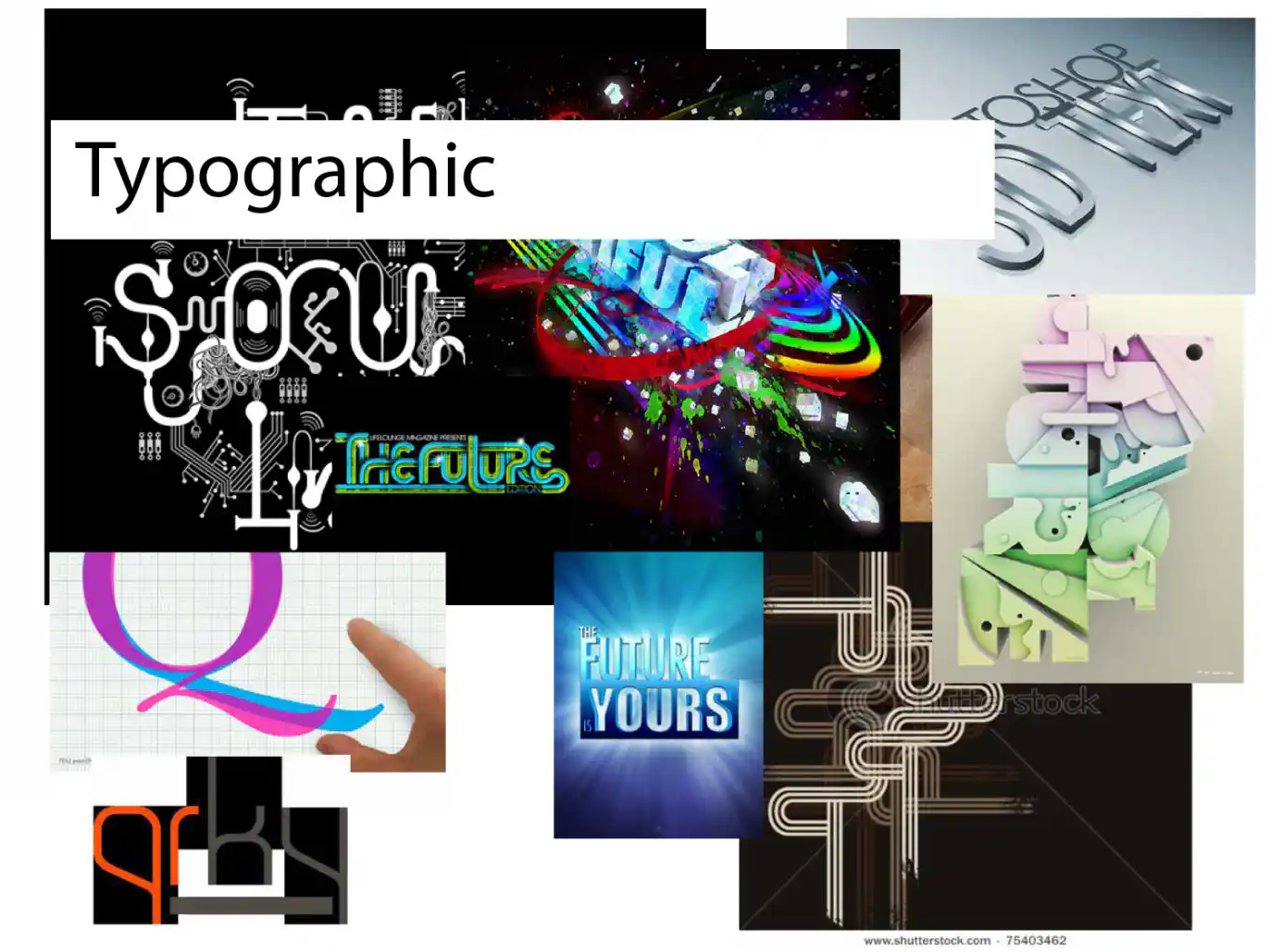 image showing typographic images