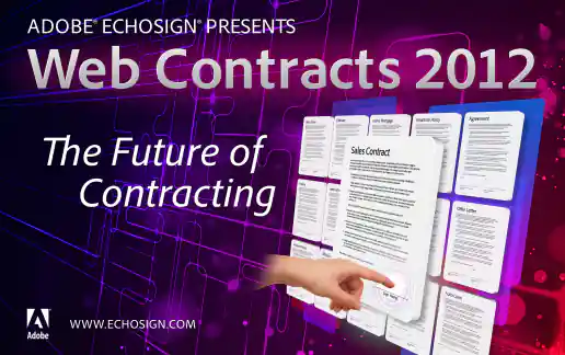 Adobe EchoSign Web Contracts Conference Pedicab Ads