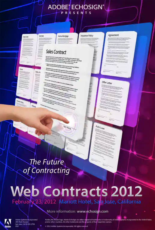 Adobe EchoSign Web Contracts 2012 Conference