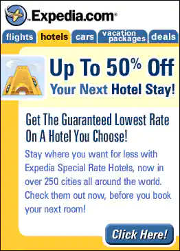Up To 50 Percent Off Hotel Rooms