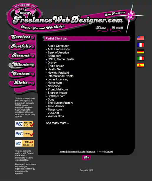 Clients Page
