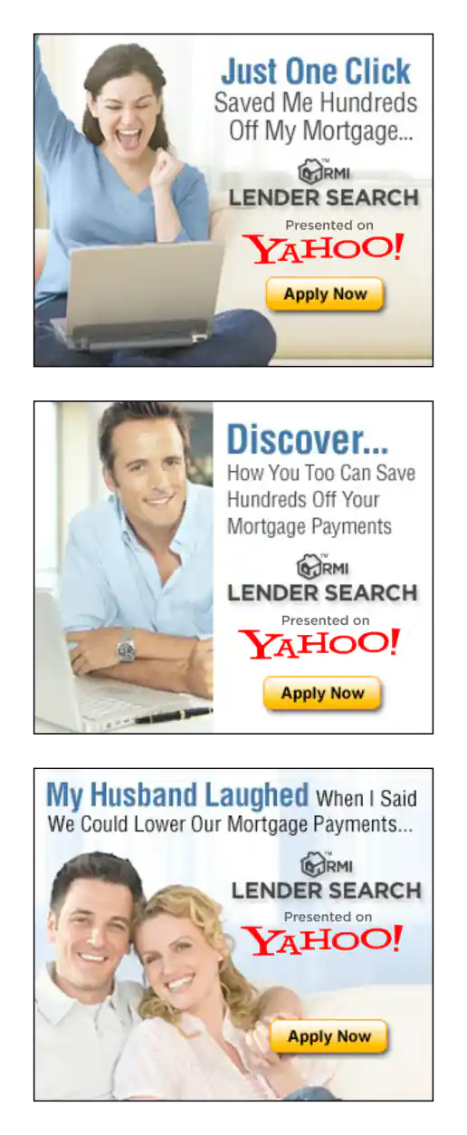Yahoo! Lender Search “Pseudo Testimonials” Campaign
