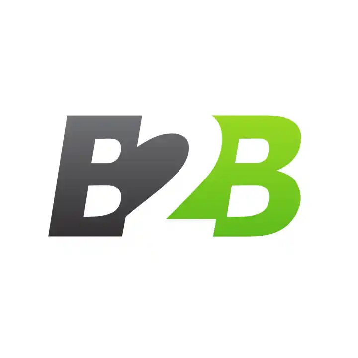 B2B Business-to-Business Logo Mark