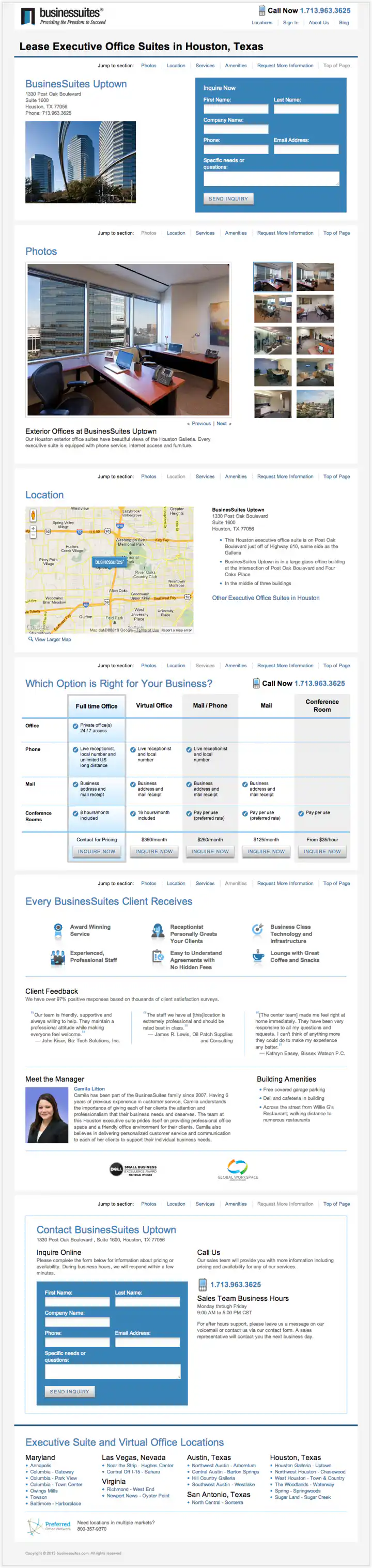 BusinesSuites Property Detail Page - example 3