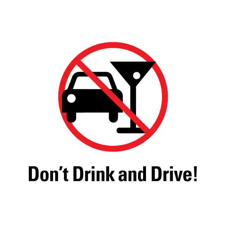 Dont Drink and Drive Graphic Symbol