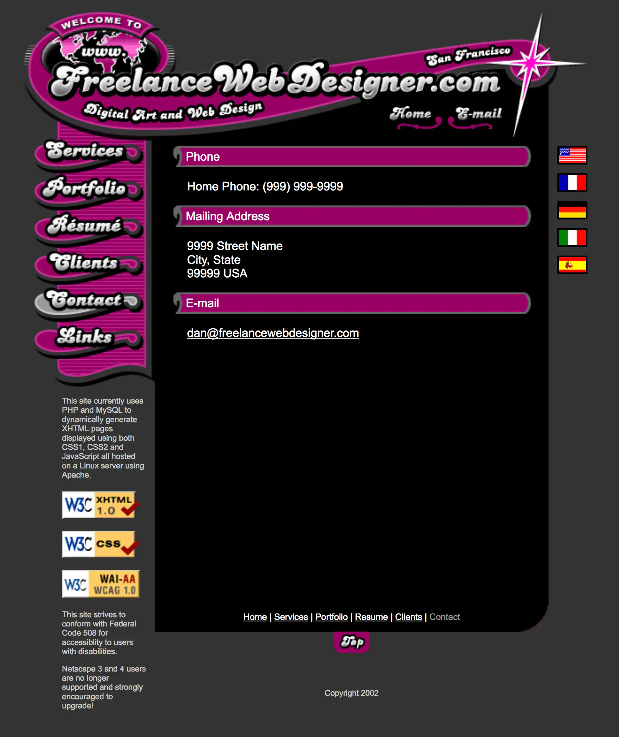 freelance-web-designer-contact-page