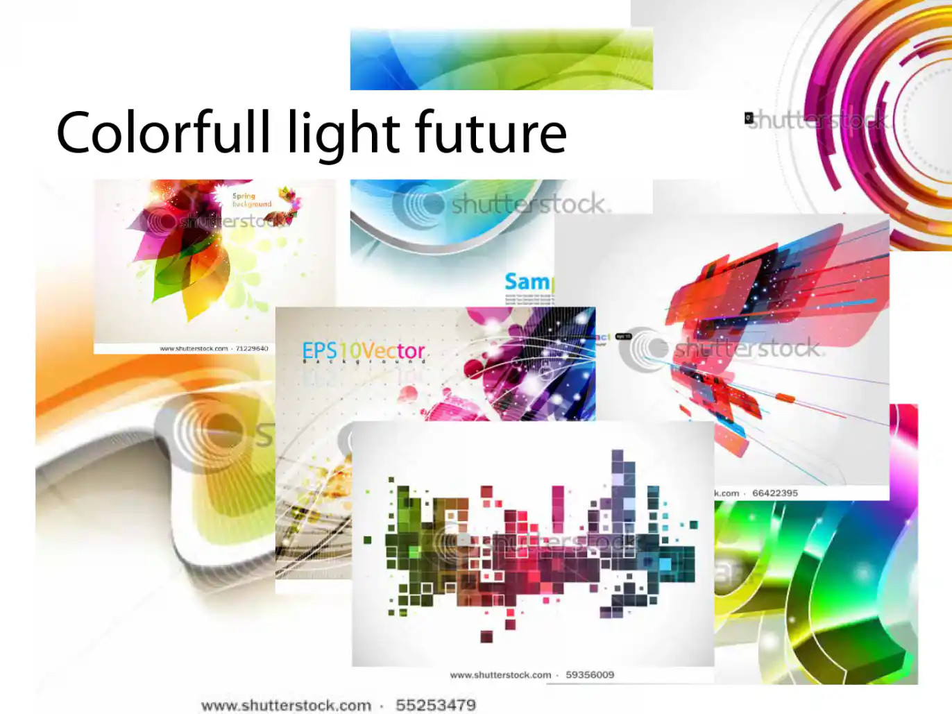 image showing colorful light future images
