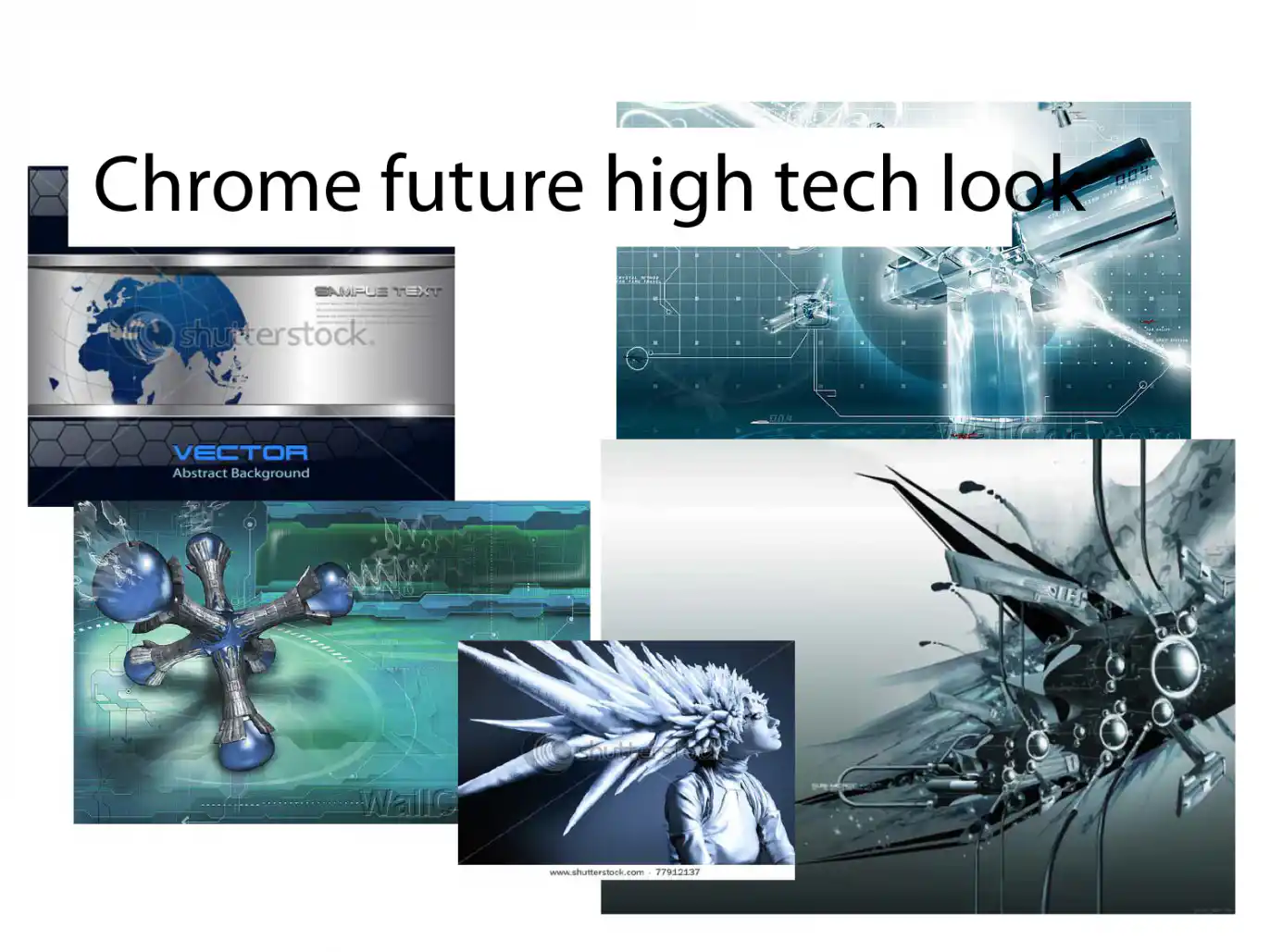 image showing chrome high tech looking images