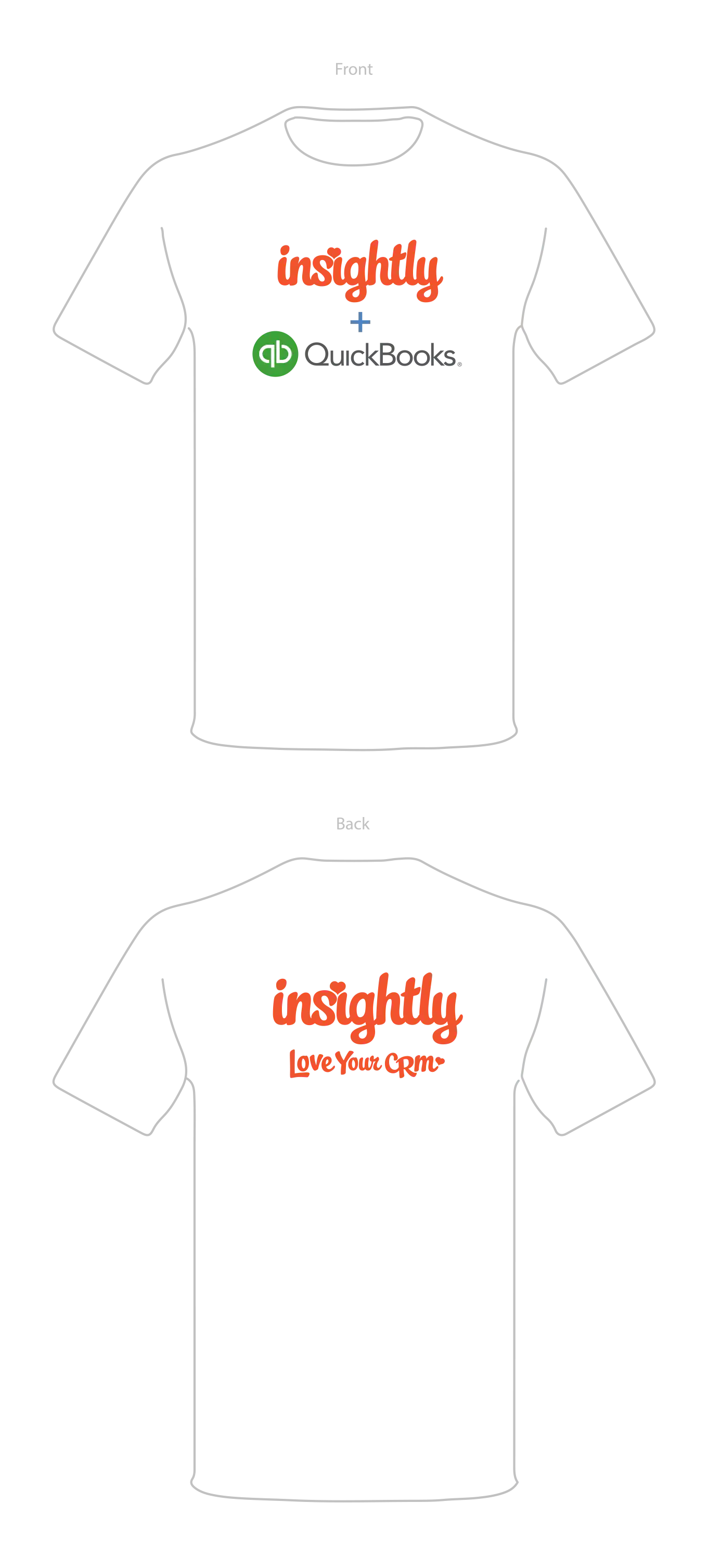 image showing what the graphics would look like on the front and back of a t-shirt