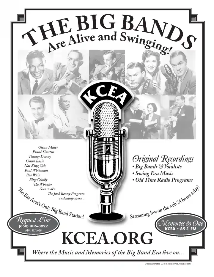 KCEA Radio 89.1 FM Flyer Mailer - Front