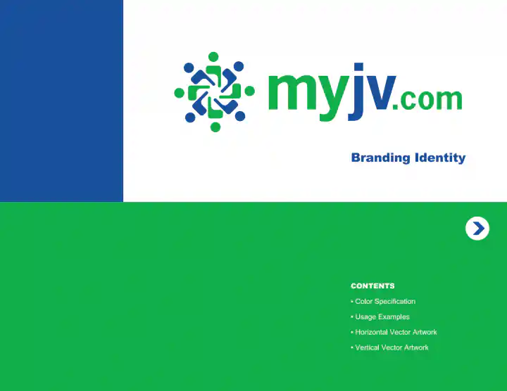 myJV.com Brand Identity Styleguide Cover