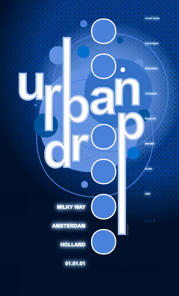 Urban Drop Poster