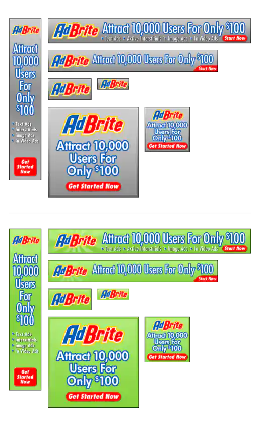 AdBrite Banner Ads project image