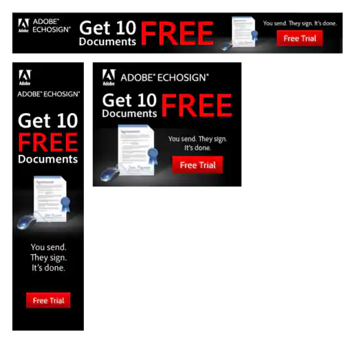 Adobe EchoSign Free Trial Campaign for Real Estate Agents and Brokers