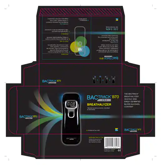 BACtrack B70 Retail Box Packaging Design project image