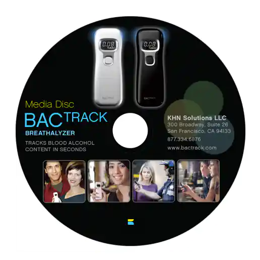 BACtrack Breathalyzer Media Disk Mockup project image