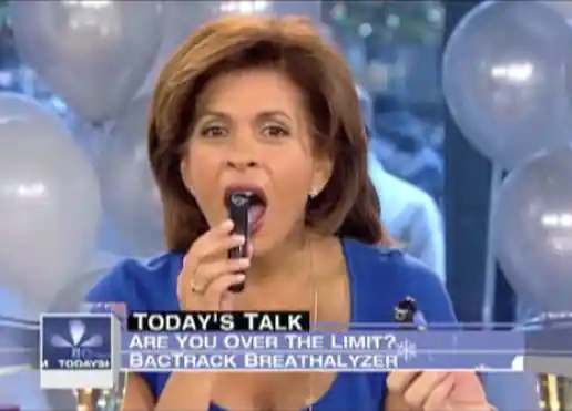 BACtrack Breathalyzer on MSNBC Today Show: Video Clip Edit for “In The Press” Page