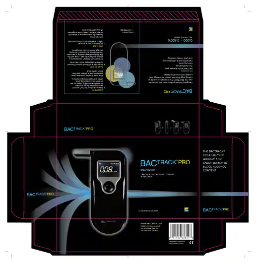 BACtrack Pro B90 Retail Box Packaging Design