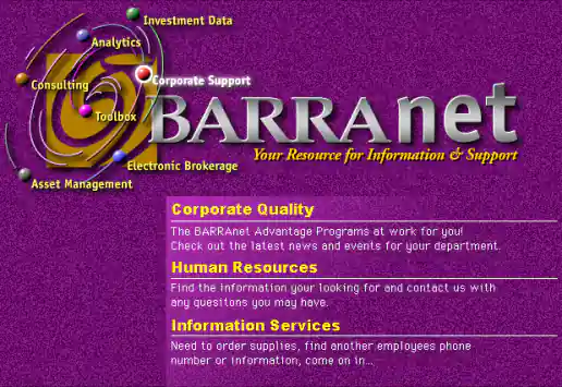 BARRA Net Homepage project image
