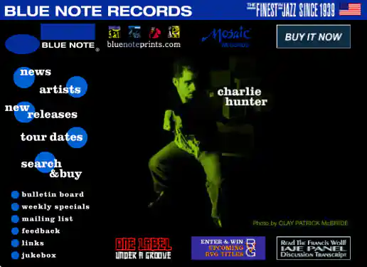 Blue Note Records Flash Application project image
