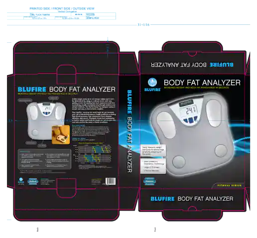 BluFire Body Fat Analyzer Packaging project image