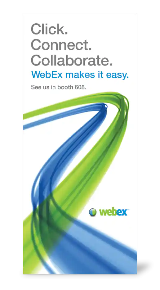 Cisco WebEx Floor Display Banner for Conference Event