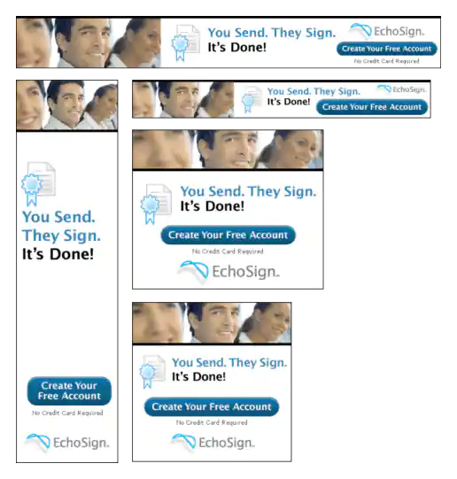 EchoSign “Waiting for Offers” Banner Ads project image