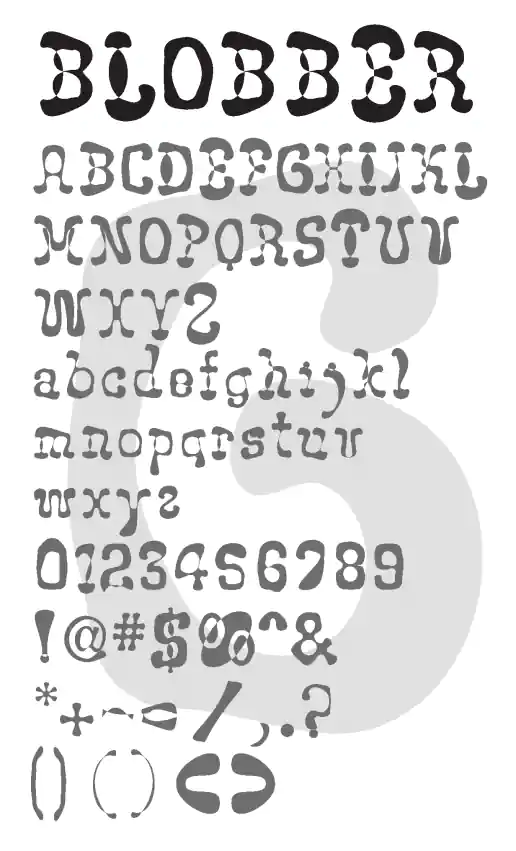 Blobber Font project image