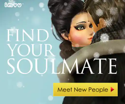 IMVU “Winter Couple” Seasonal Theme Banner Ad project image