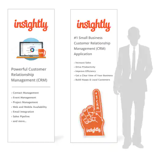 Insightly Conference Standee Roll Banners