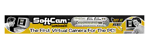 Luminositi SoftCam “The First Virtual Camera for the PC!” Banner Ad project image