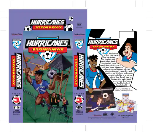 PolyGram Video Hurricanes VHS Jacket for Volume 3: Stowaway